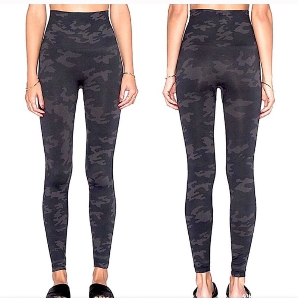 SPANX Black Leggings set 2pc Sz:Med